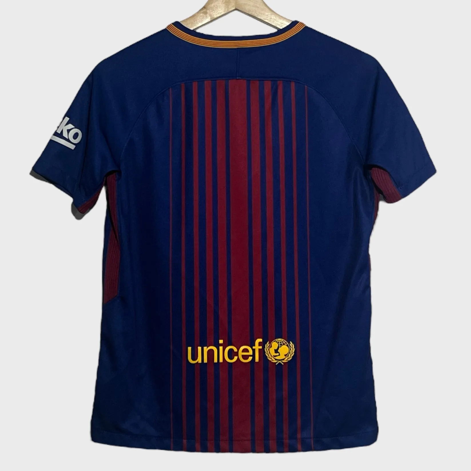 2017/18 FC Barcelona Home Jersey Youth L