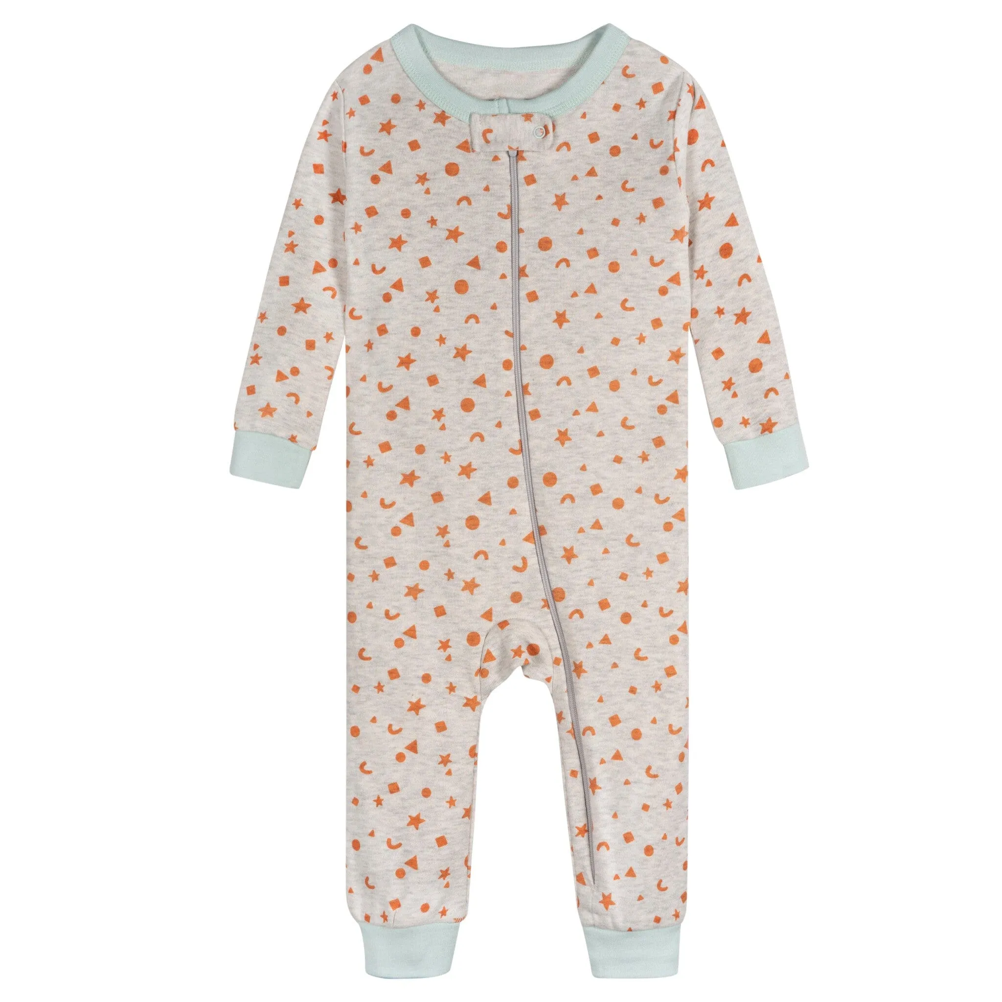 3-Pack Baby Neutral City Sunset Snug Fit Footless Pajamas