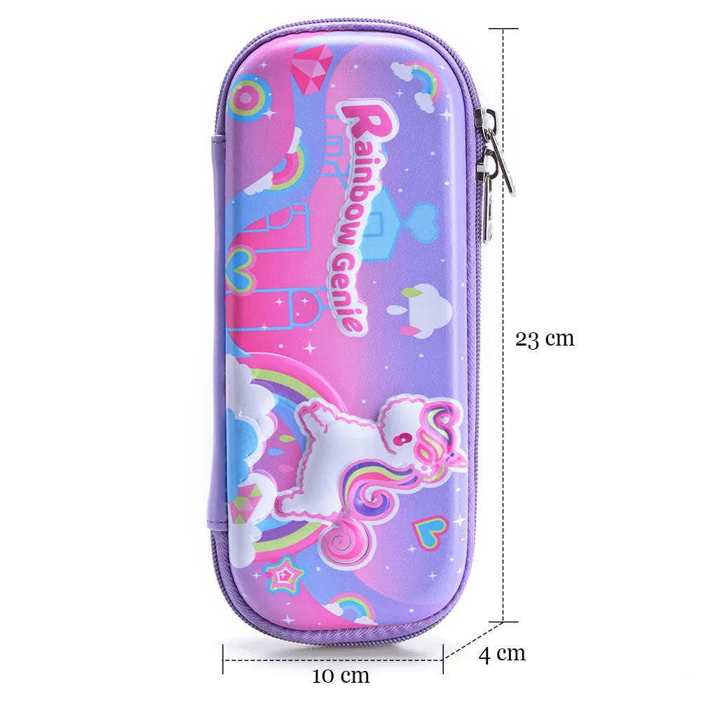 3D Genie Unicorn Pencil Case