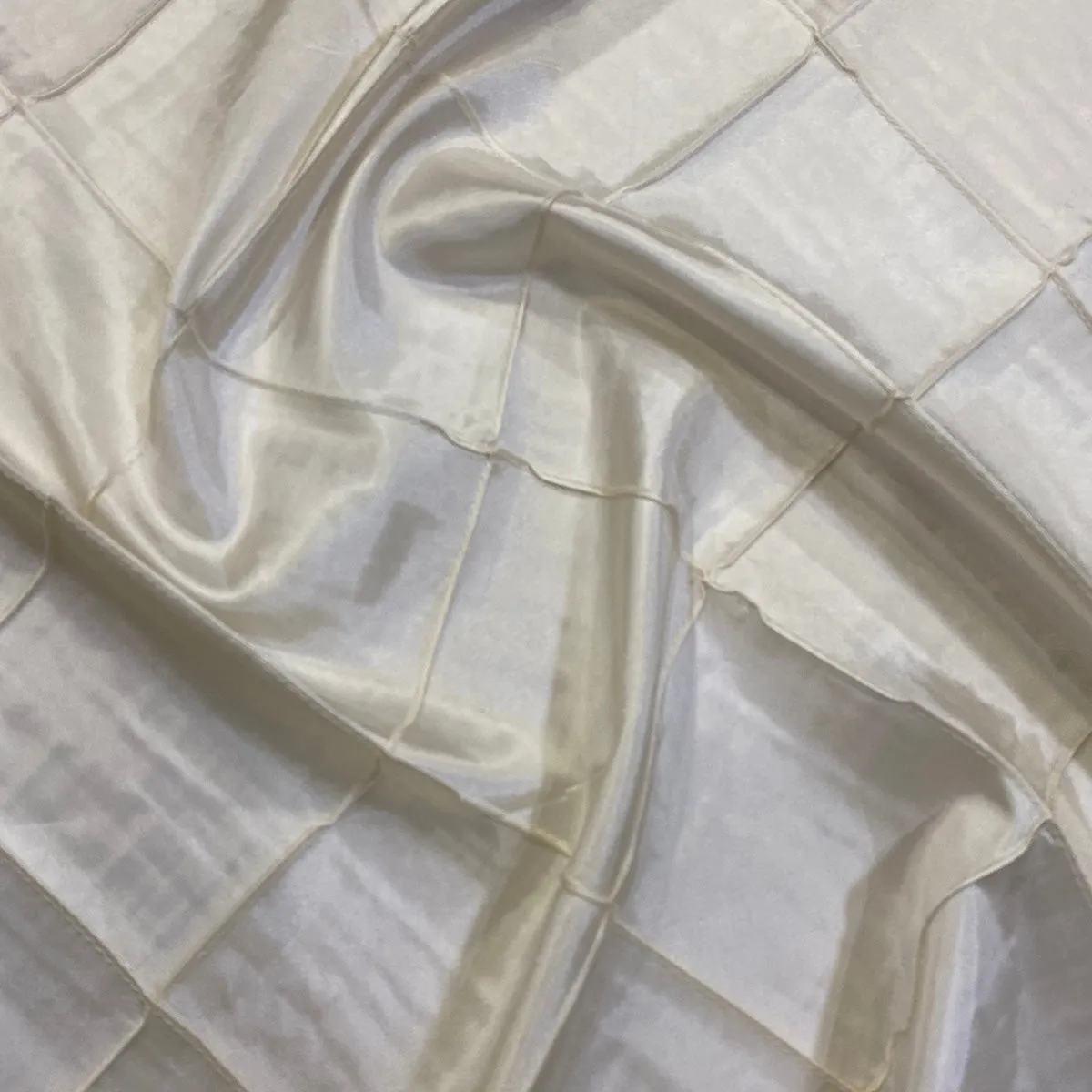 4" Pintuck Taffeta Wholesale Fabric in Ivory