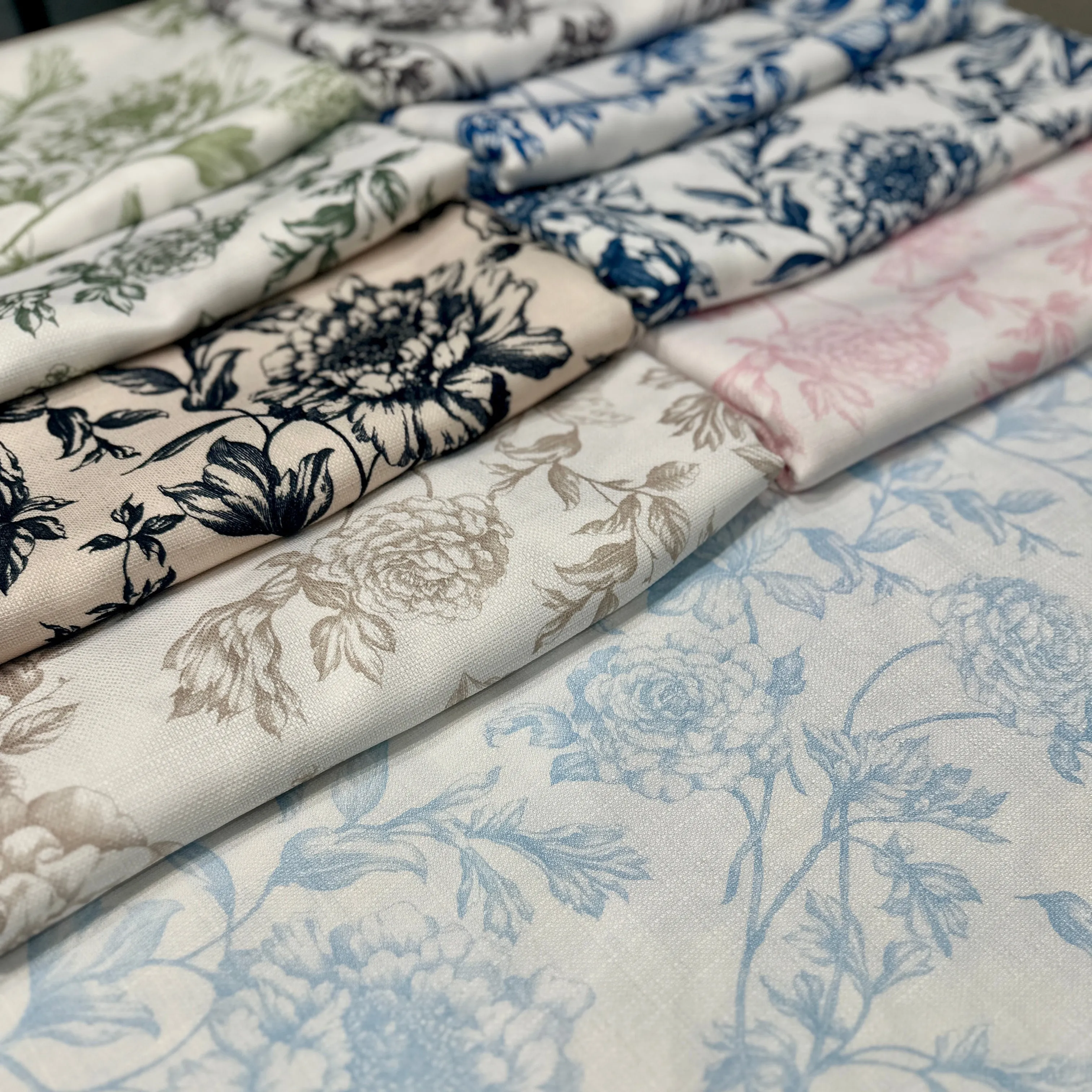 Artistry Bloom Wholesale Fabric in Grey