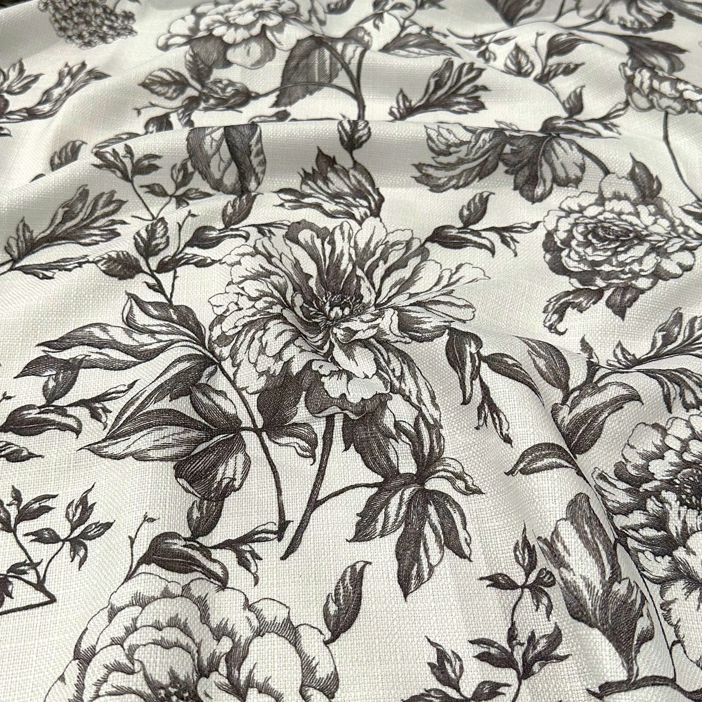 Artistry Bloom Wholesale Fabric in Grey