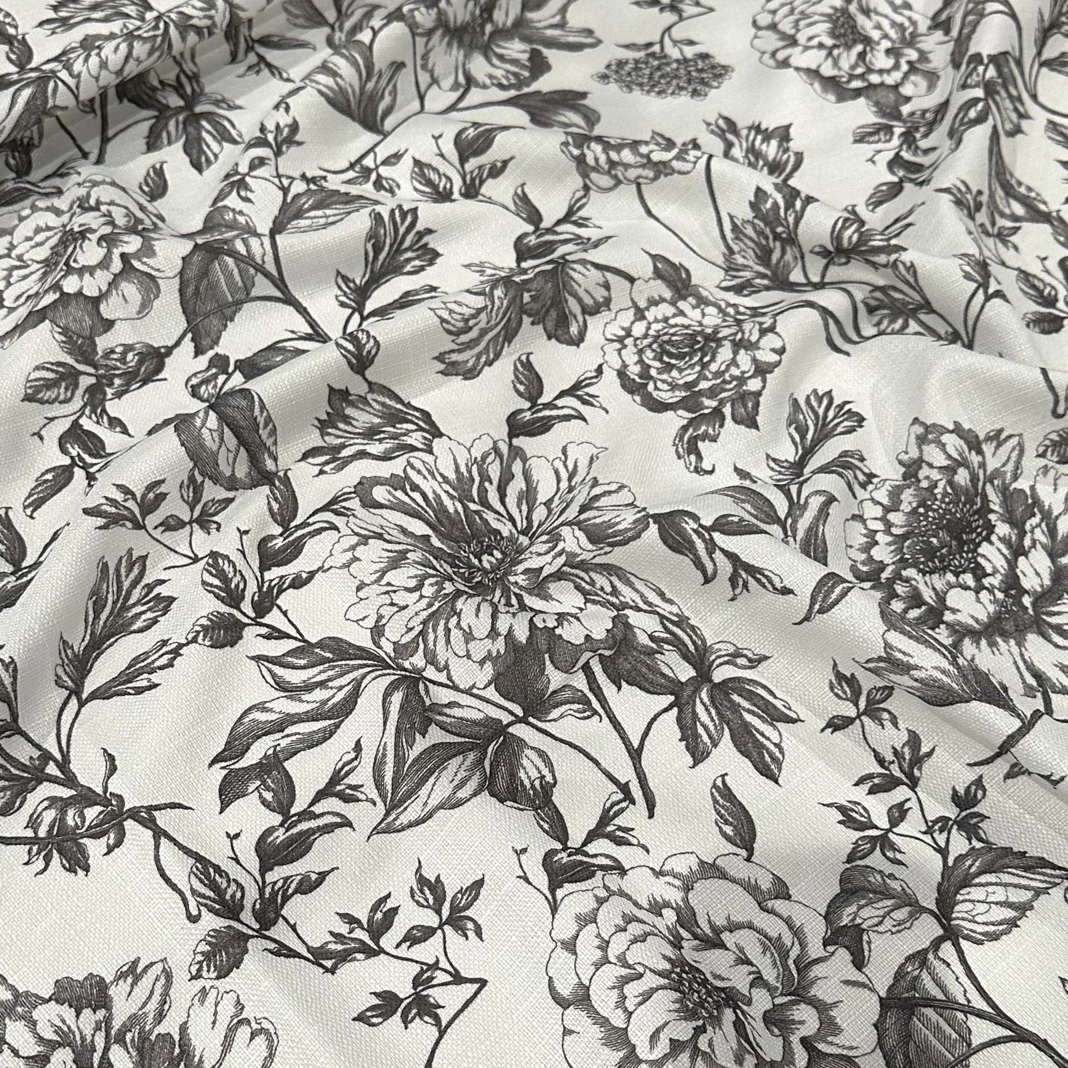 Artistry Bloom Wholesale Fabric in Grey