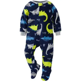 Baby Boys Dinosaur Fleece Pajamas