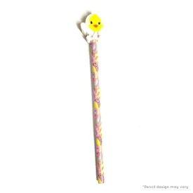 Baby Chick Eraser with Pencil