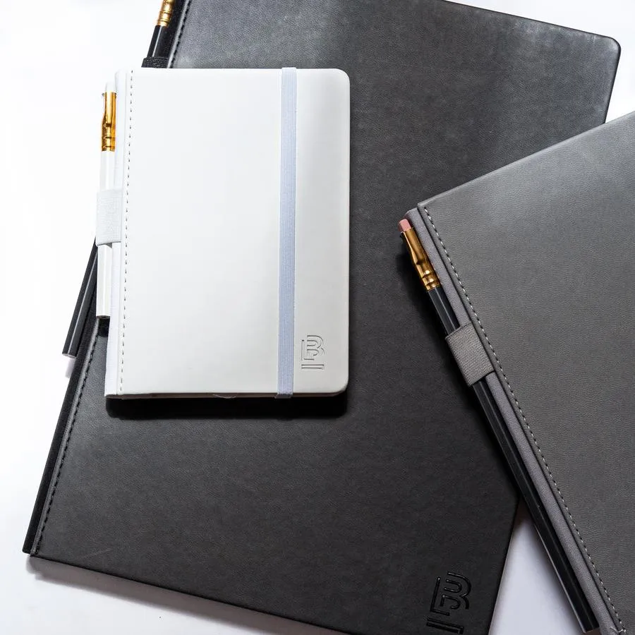 Blackwing Medium Slate Notebook - Black Cover - Dot