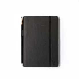 Blackwing Medium Slate Notebook - Black Cover - Dot