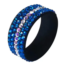 Bracelet - Capri Blue & Crystal AB