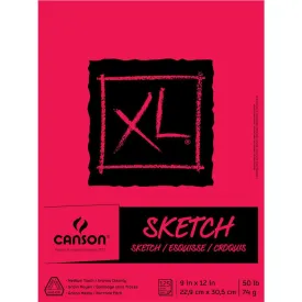 Canson XL Sketch Pad 9in x 12in 125 Sheets