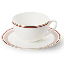 Capri - Set Coffee Cup Rose/Red 8.4 FL OZ | 0.25L