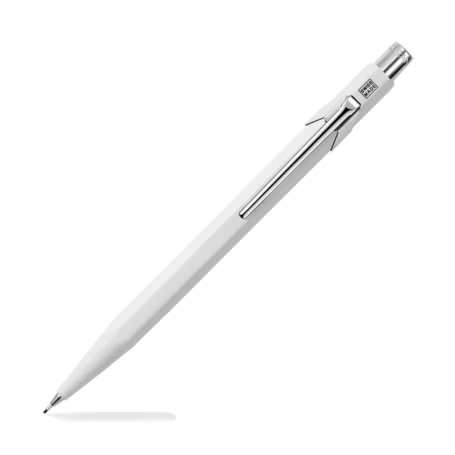 Caran d'Ache 844 Metal Collection Mechanical Pencil in White - 0.7mm