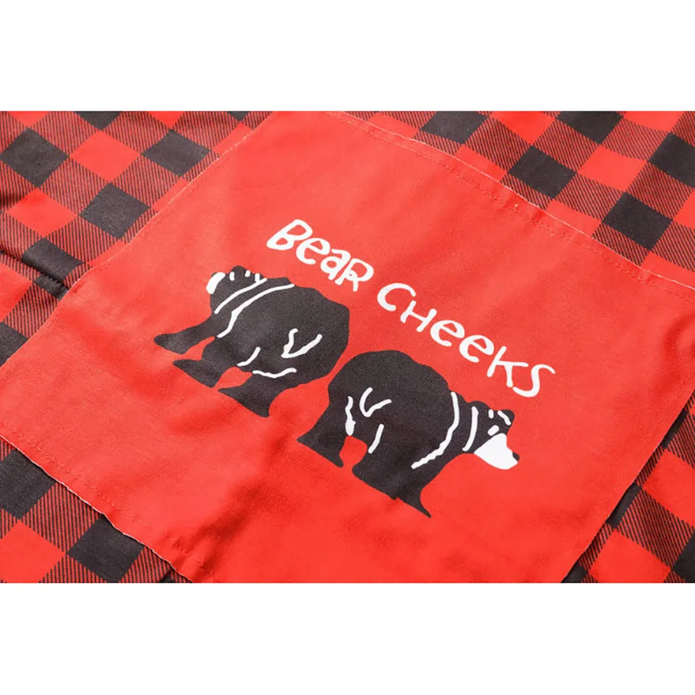 Classic Christmas Buffalo Plaid Family Matching Pajamas Sets