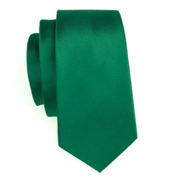 Classy Men Shamrock Green Silk Tie