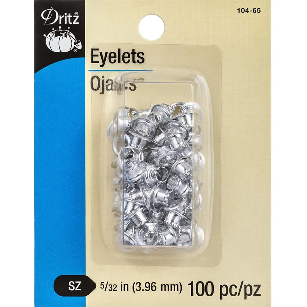 Dritz Nickel Refill Eyelets Size 5/32in 100pcs