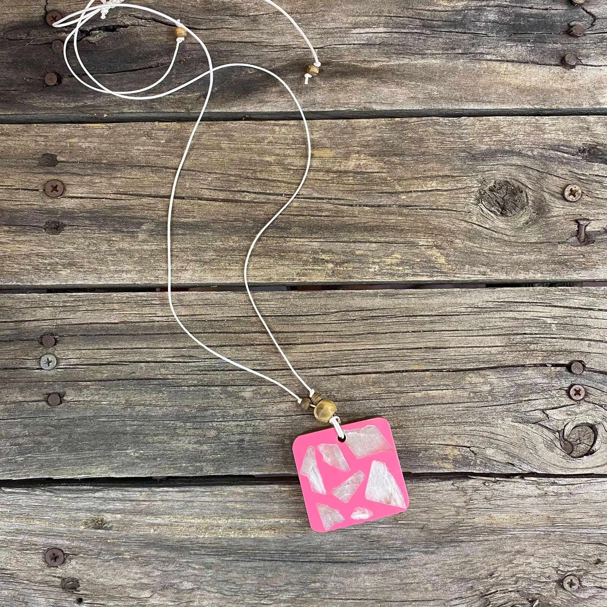 Fair Trade Square Pendant Necklaces