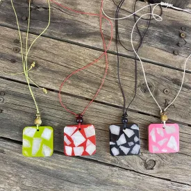 Fair Trade Square Pendant Necklaces