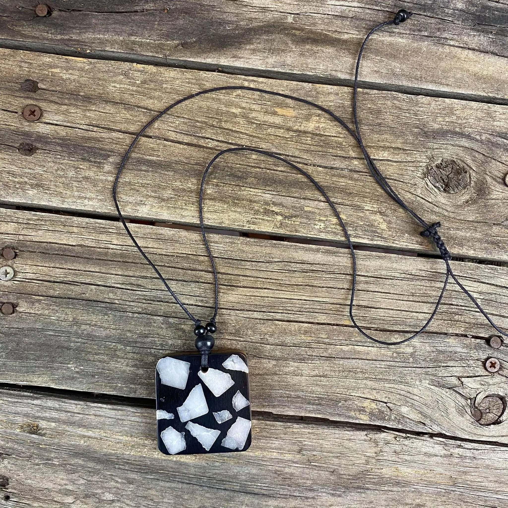 Fair Trade Square Pendant Necklaces