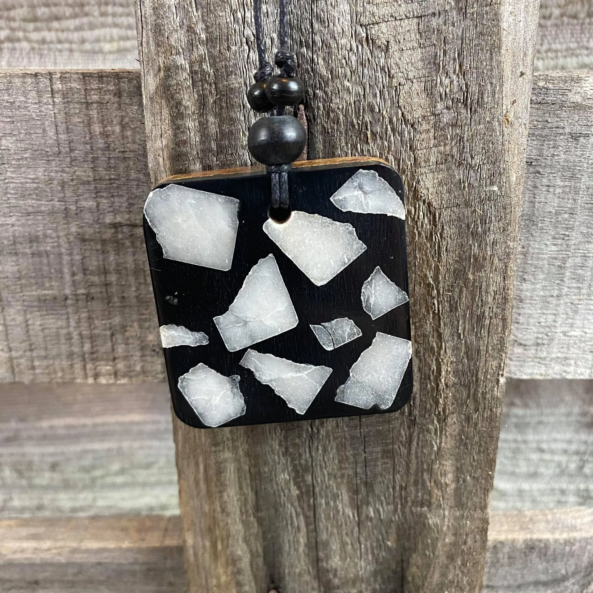 Fair Trade Square Pendant Necklaces