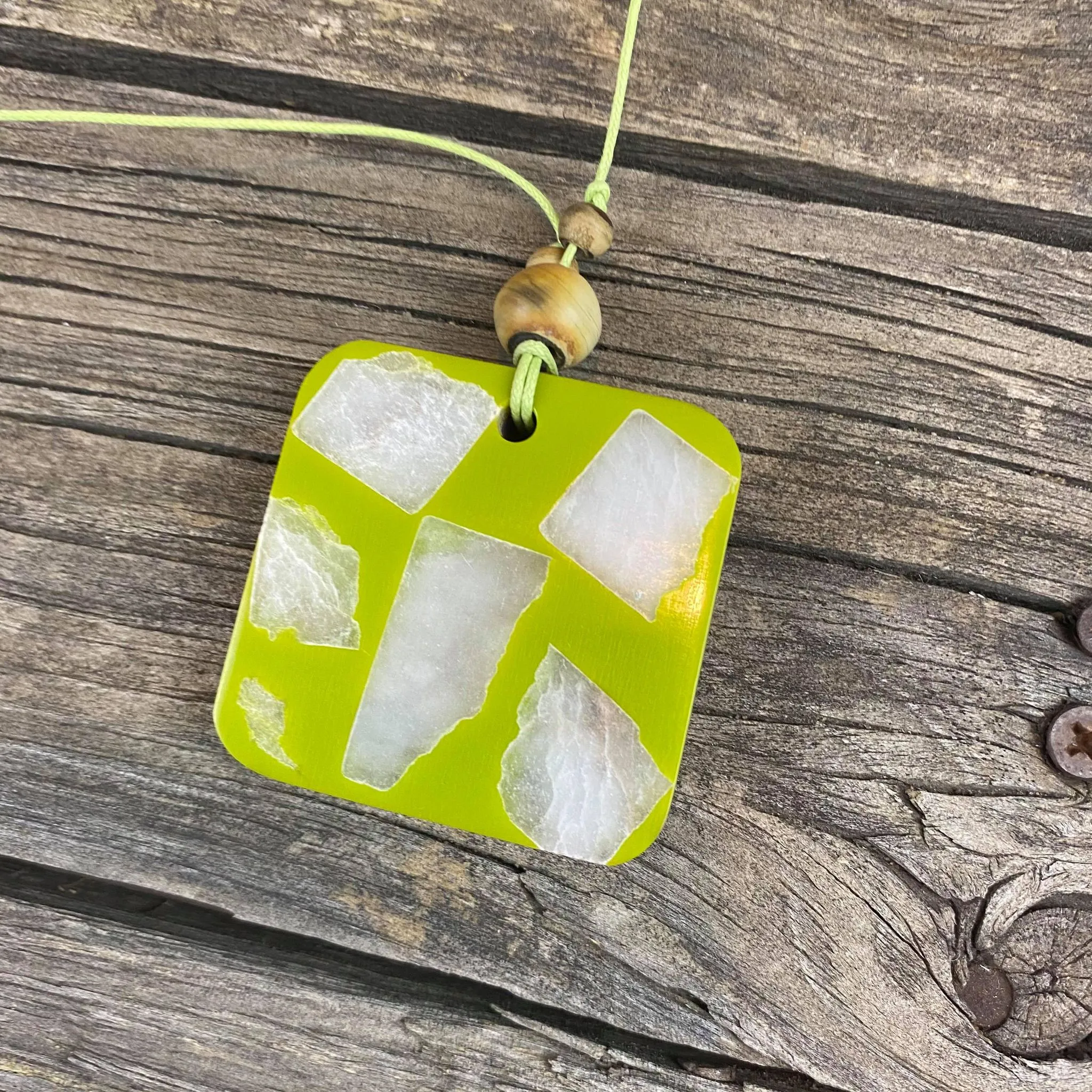 Fair Trade Square Pendant Necklaces