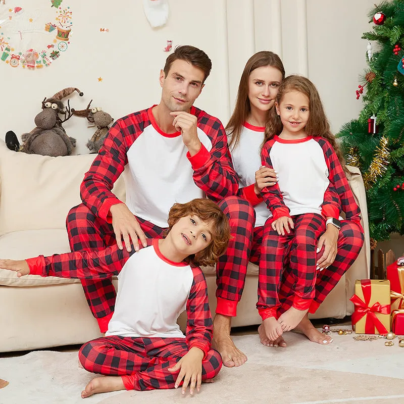 Family Matching Classic Plaid Pajama Set