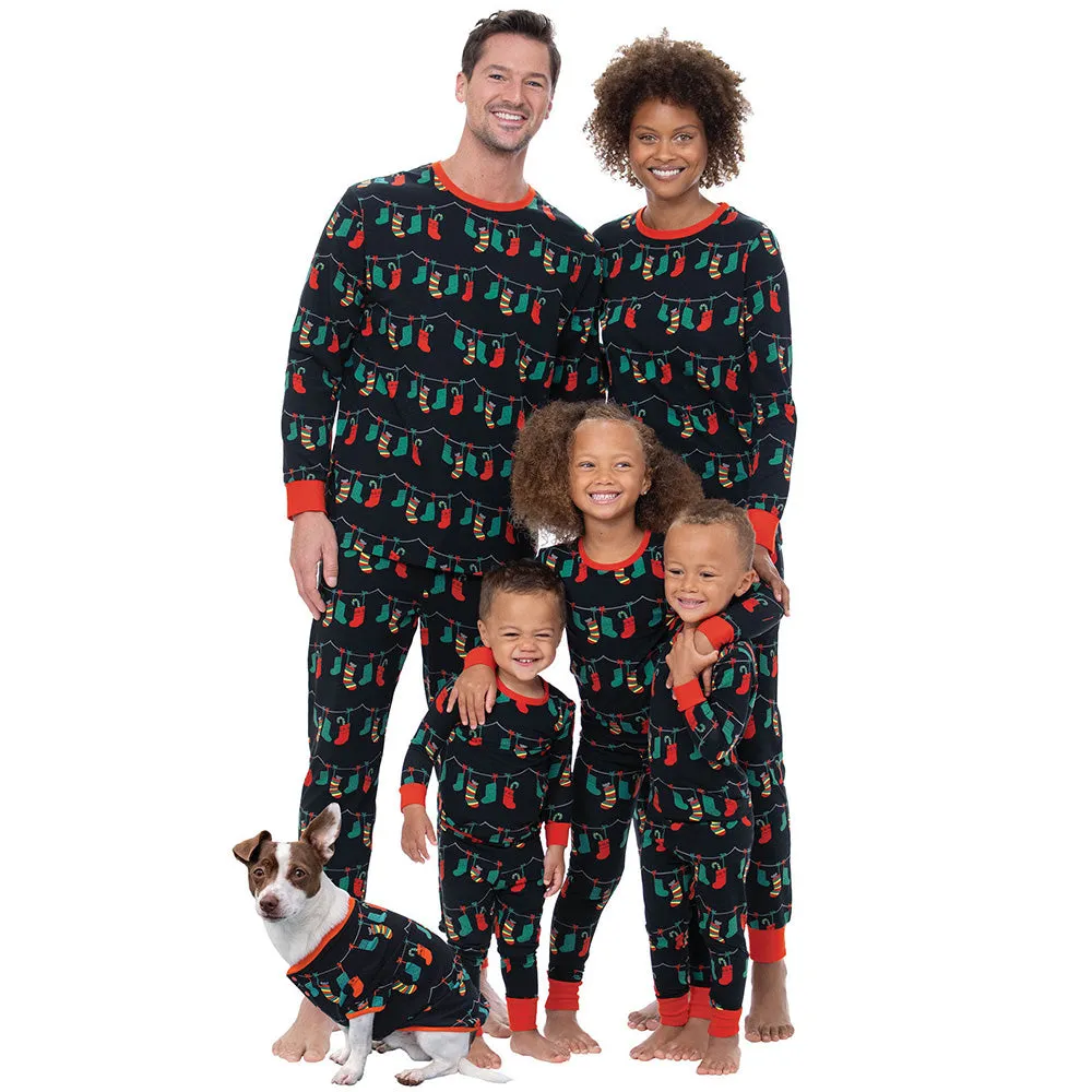 Family Matching Juaugusep Holiday Christmas Pajamas Set