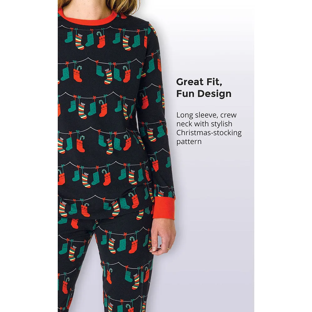 Family Matching Juaugusep Holiday Christmas Pajamas Set