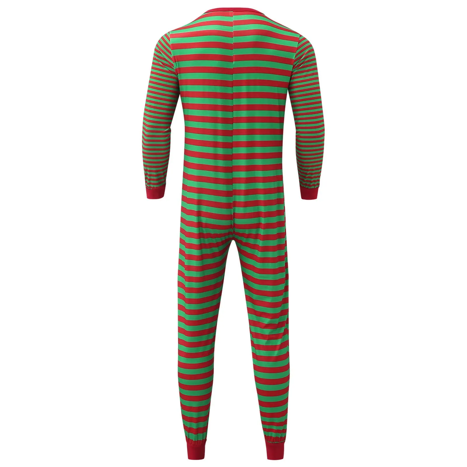 Family Matching One-Piece Striped Christmas Set