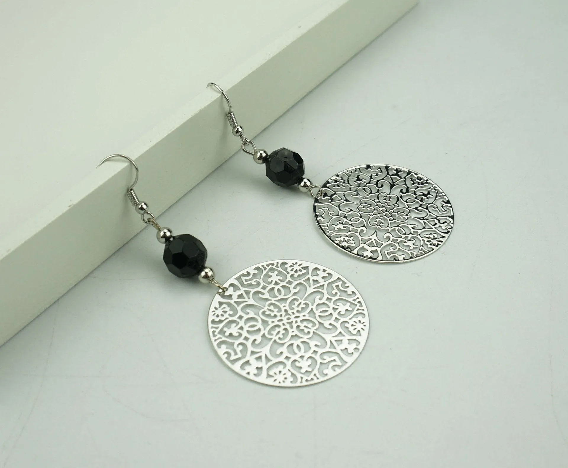 Fashion Hollow Complex Circular Fashion Earrings Earrings Ear Jewelry