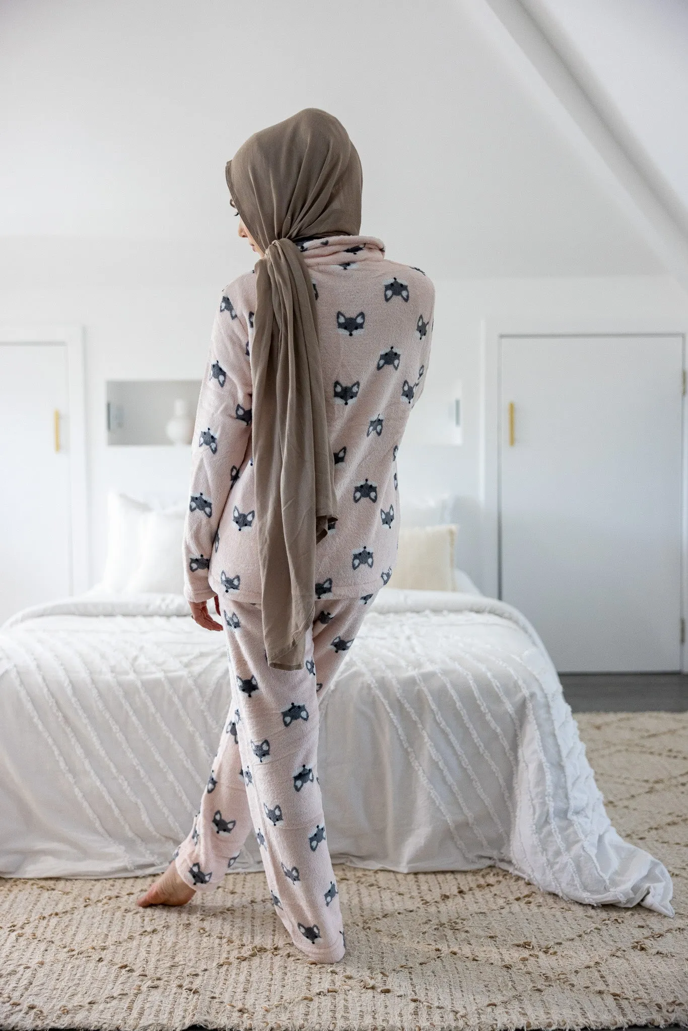 Foxy Button PJ Set