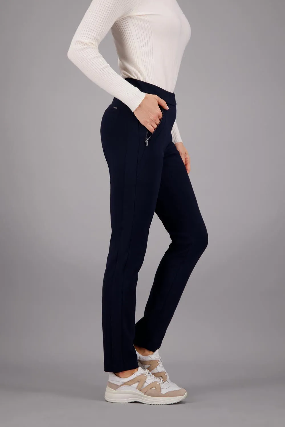 Gardeur Zene28 Trouser | available in Navy & Black & Powder Blue