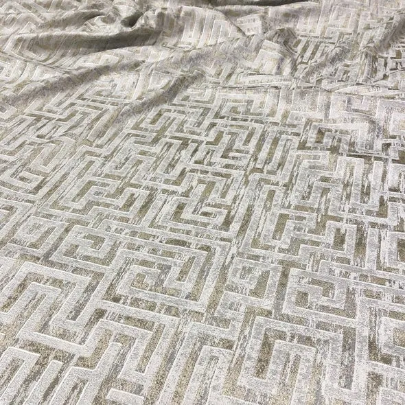 Gio Jacquard Wholesale Fabric in Ivory