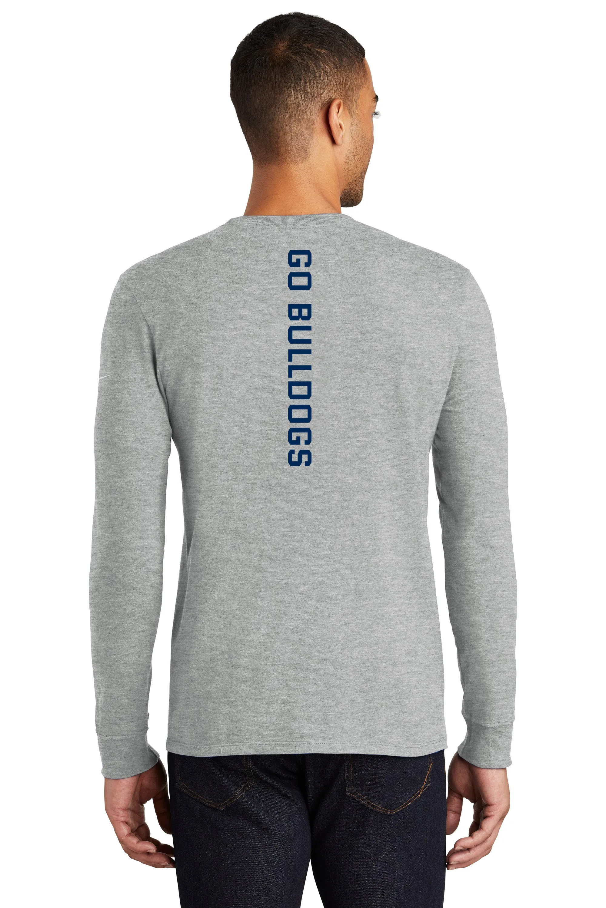 Go Bulldogs,The Citadel ,Nike Core Cotton Long Sleeve Tee