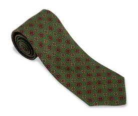 Green Alexander Neats Necktie - F5588