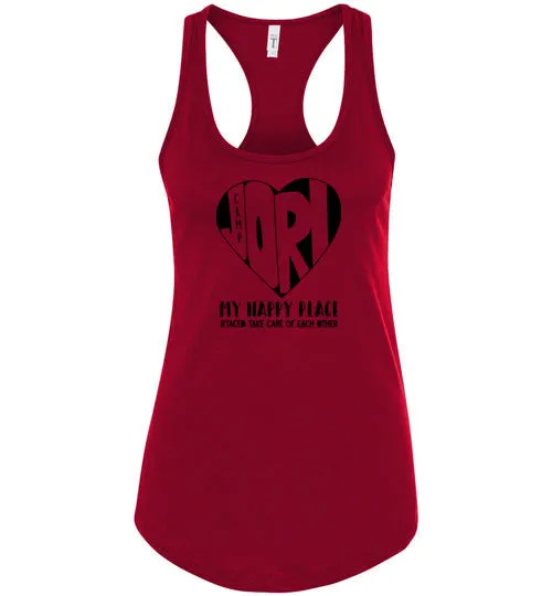 Jori Heart Racerback Tank Tops