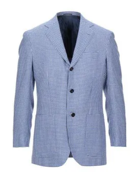 Kiton Man Blazer Blue 38 suit