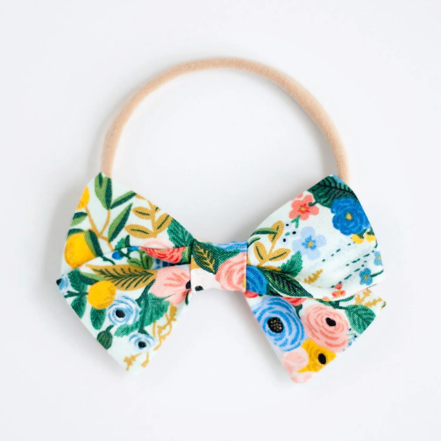 Men's Pre-Tied Bow Tie / Petite Garden Party In Blue