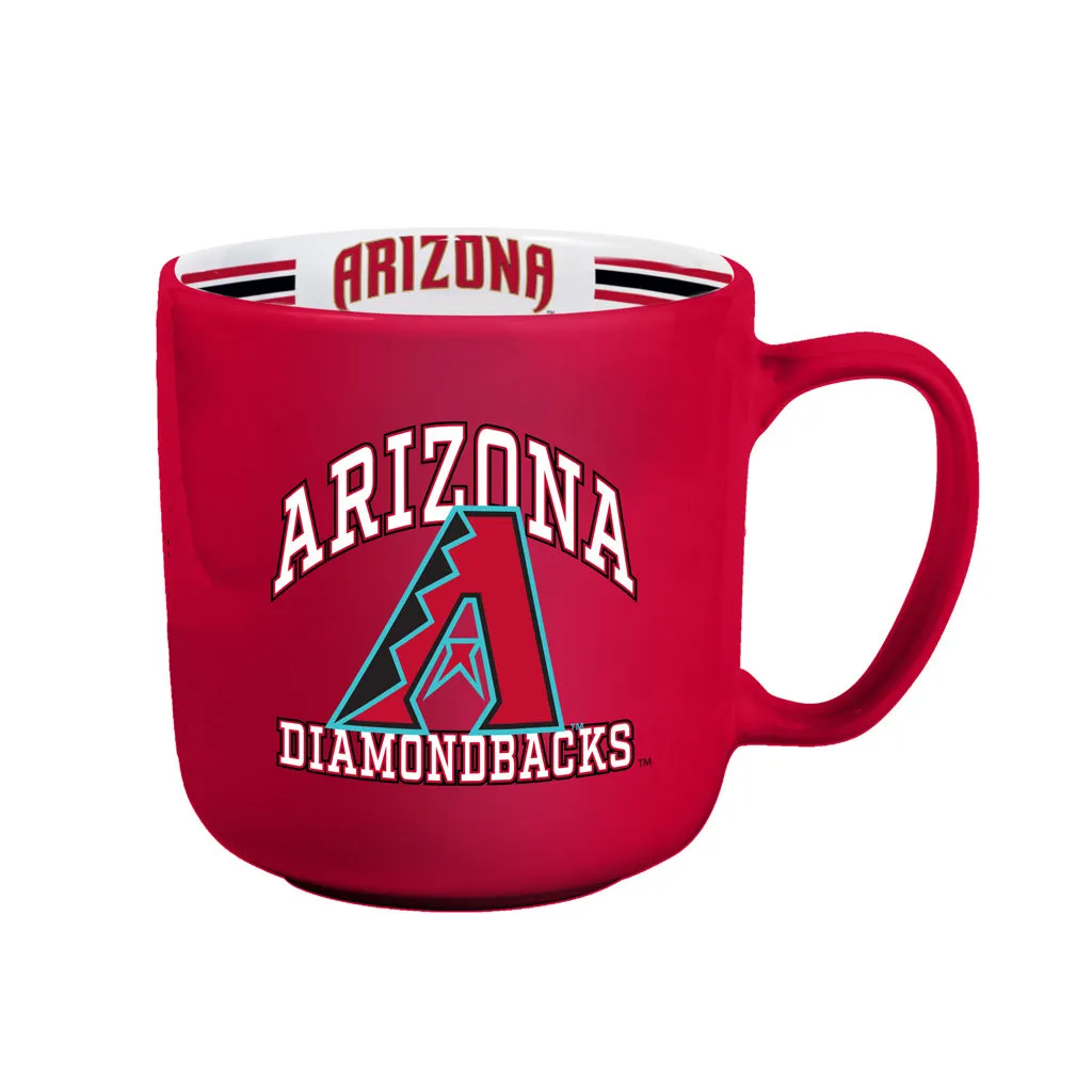 MLB Arizona Diamondbacks Logo Brands 15oz Stripe Mug