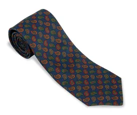 Navy Alexander Pine Necktie - F5591