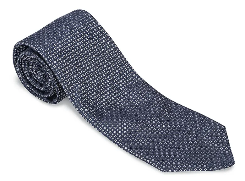 Navy Pendleton Neats Necktie - F4953