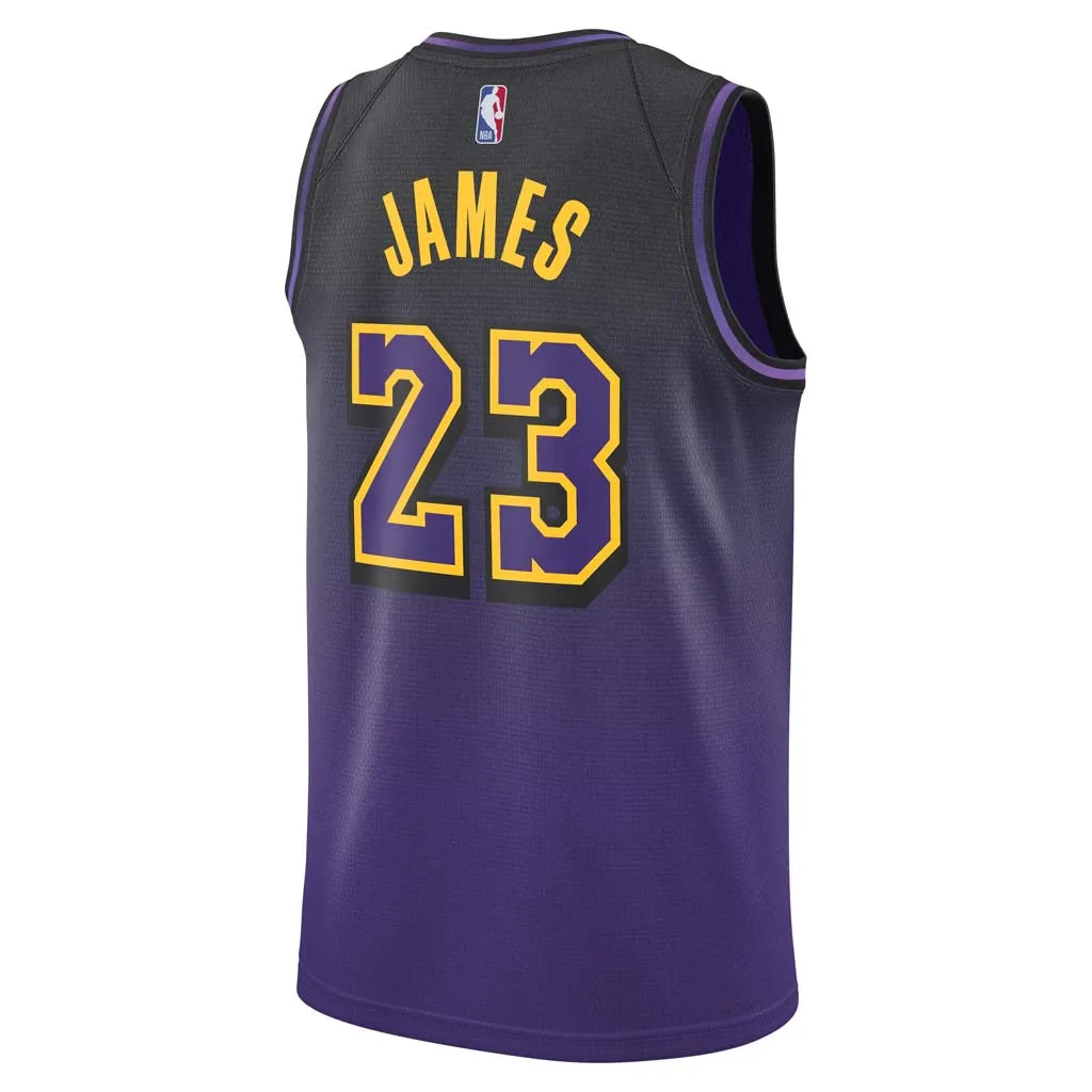 NBA Los Angeles Lakers Lebron James Nike 2024/25 City Edition Swingman Jersey