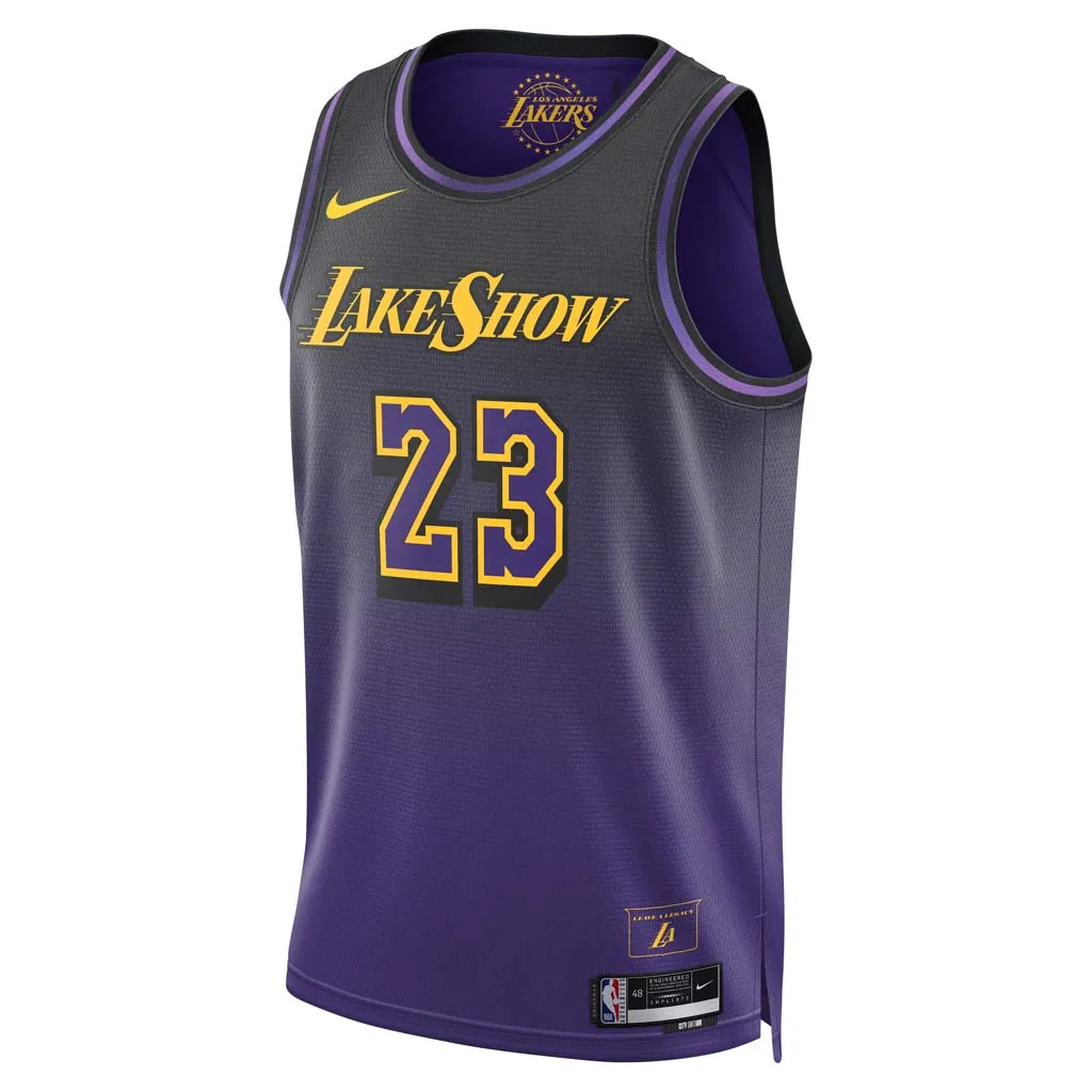 NBA Los Angeles Lakers Lebron James Nike 2024/25 City Edition Swingman Jersey