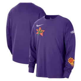 NBA Phoenix Suns Nike 2024/25 City Edition Max90 Long Sleeve T-Shirt