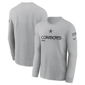 NFL Dallas Cowboys Nike 2024 Salute to Service Long Sleeve T-Shirt