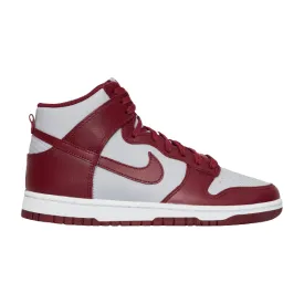 Nike Men's Dunk High Retro Shoes - Dark Beetroot / Wolf Grey / White / Dark Beetroot