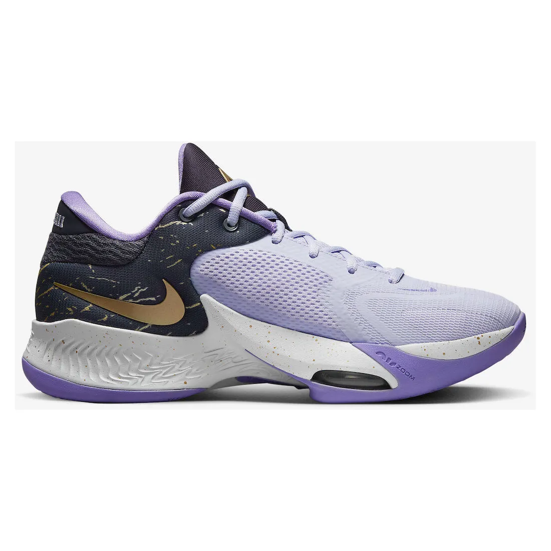 Nike Men's Zoom Freak 4 Shoes - Oxygen Space / Space Purple / Gridiron