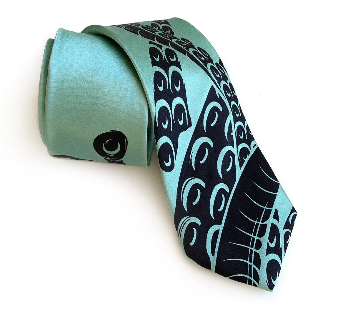 Octopus Tentacles Silk Necktie, Cthulhu Sucker Tie