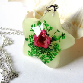 (On Sale) Lotus Garden Real Flower Necklaces