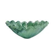 Onda Mouth Blown Medium Centerpiece - Green or White