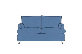 Padstow | 2 Seater Extra Loose Cover | Capri Blue