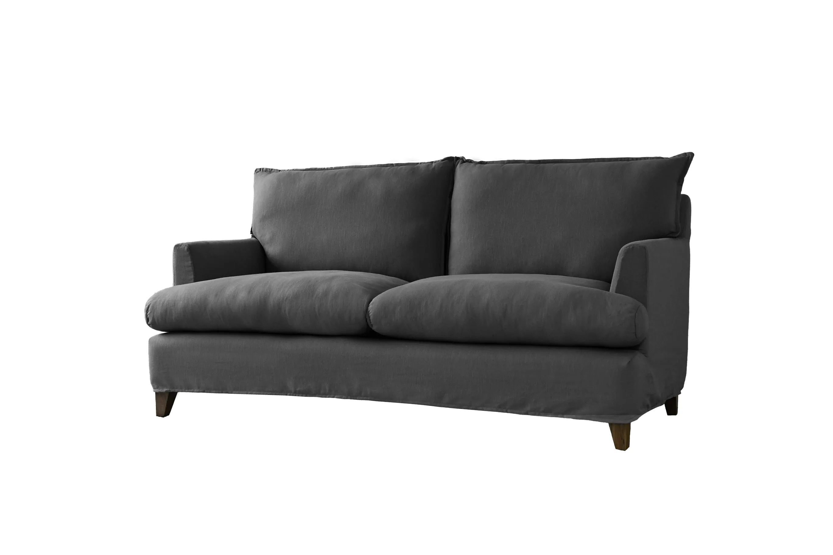 Padstow | 3 Seater Extra Loose Cover | Capri Dark Grey